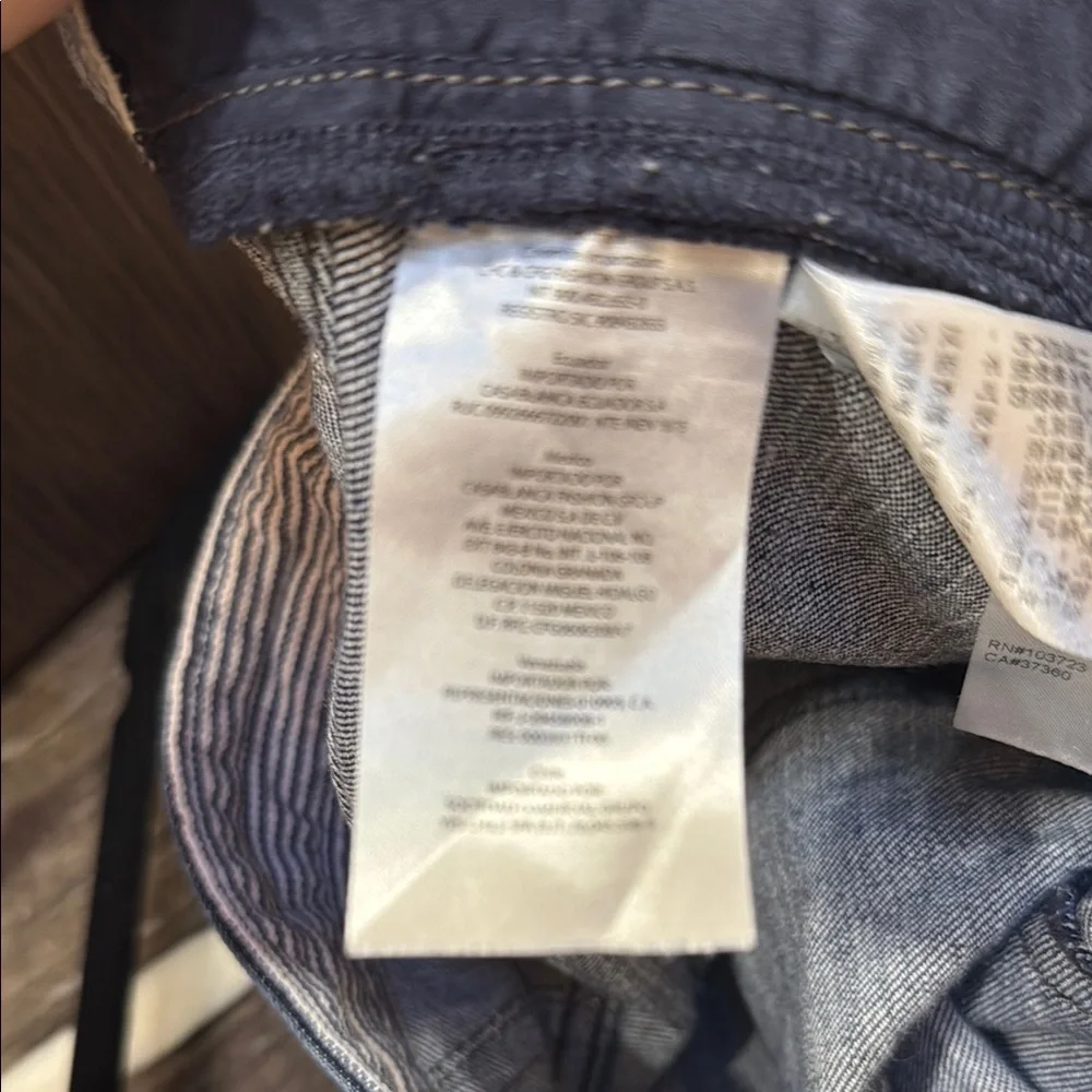 Armani Exchange Blue Straight Jeans